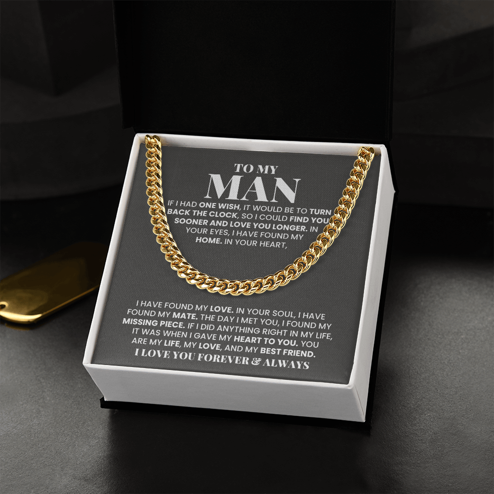 My Man - My Life - Cuban Chain Link