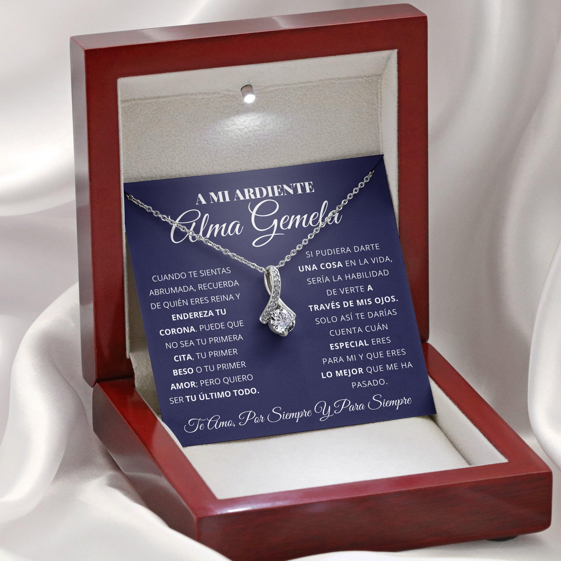 Jewelry gifts ALMA GEMELA - A MI ARDIENTE  - Collar - Belesmé - Memorable Jewelry Gifts