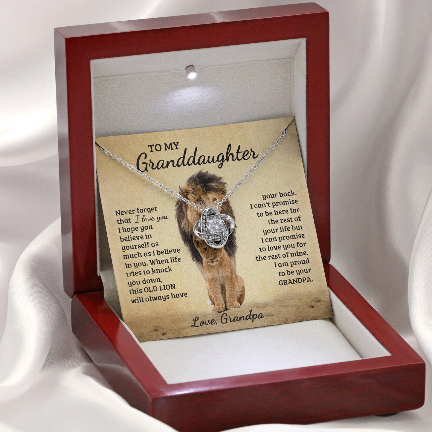 Jewelry gifts Granddaughter - Proud of you  - Necklace - Belesmé - Memorable Jewelry Gifts