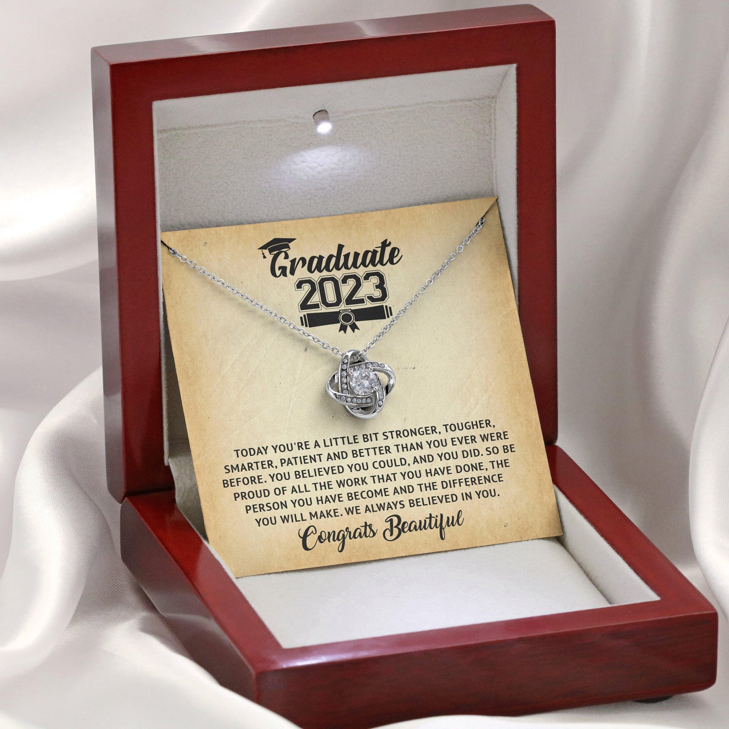 Jewelry gifts Graduate 2023 - You Are The Difference - Necklace - Belesmé - Memorable Jewelry Gifts