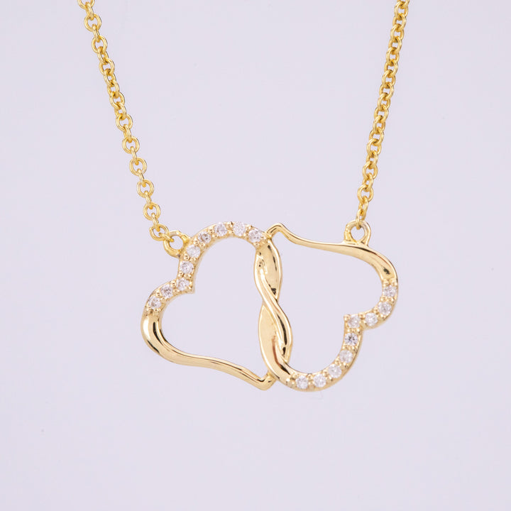 Jewelry gifts (Future Wife) Last Everything - Solid Gold with Diamonds Necklace - Belesmé - Memorable Jewelry Gifts