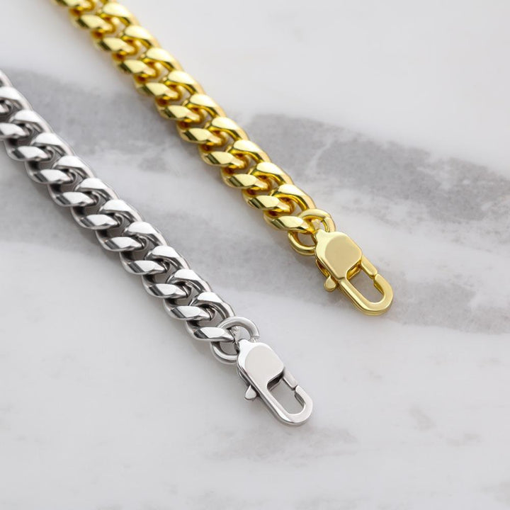 Jewelry gifts Son - Watch You - Cuban Link Chain - Belesmé - Memorable Jewelry Gifts 