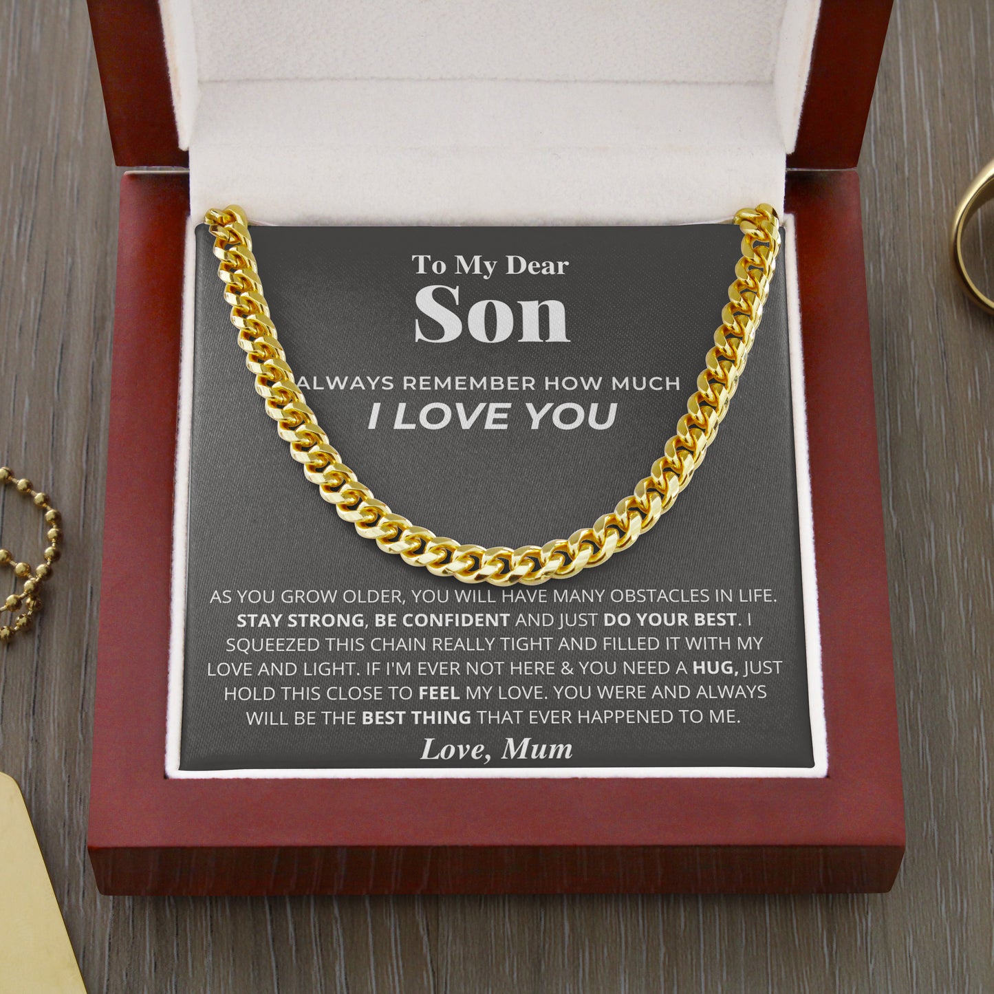Son - Strong Life - Cuban Link Chain