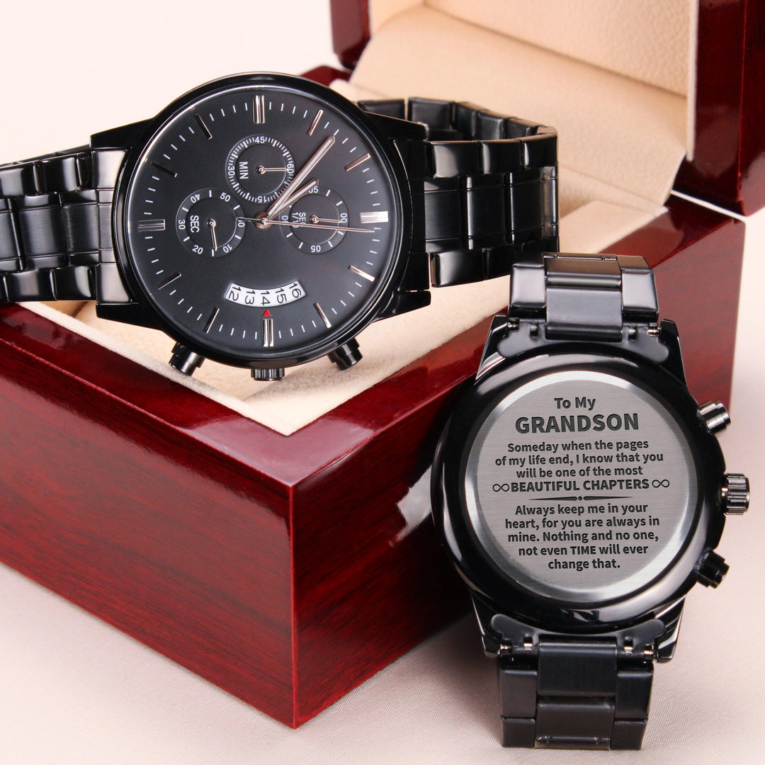 Jewelry gifts Grandson - Beautiful Chapters - Chronograph Watch - Belesmé - Memorable Jewelry Gifts 