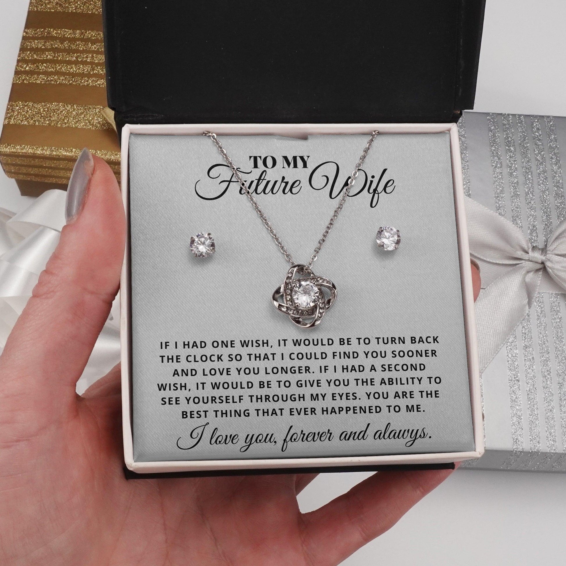Jewelry gifts Future Wife - Turn Back Clock - LK Love Set - Belesmé - Memorable Jewelry Gifts 