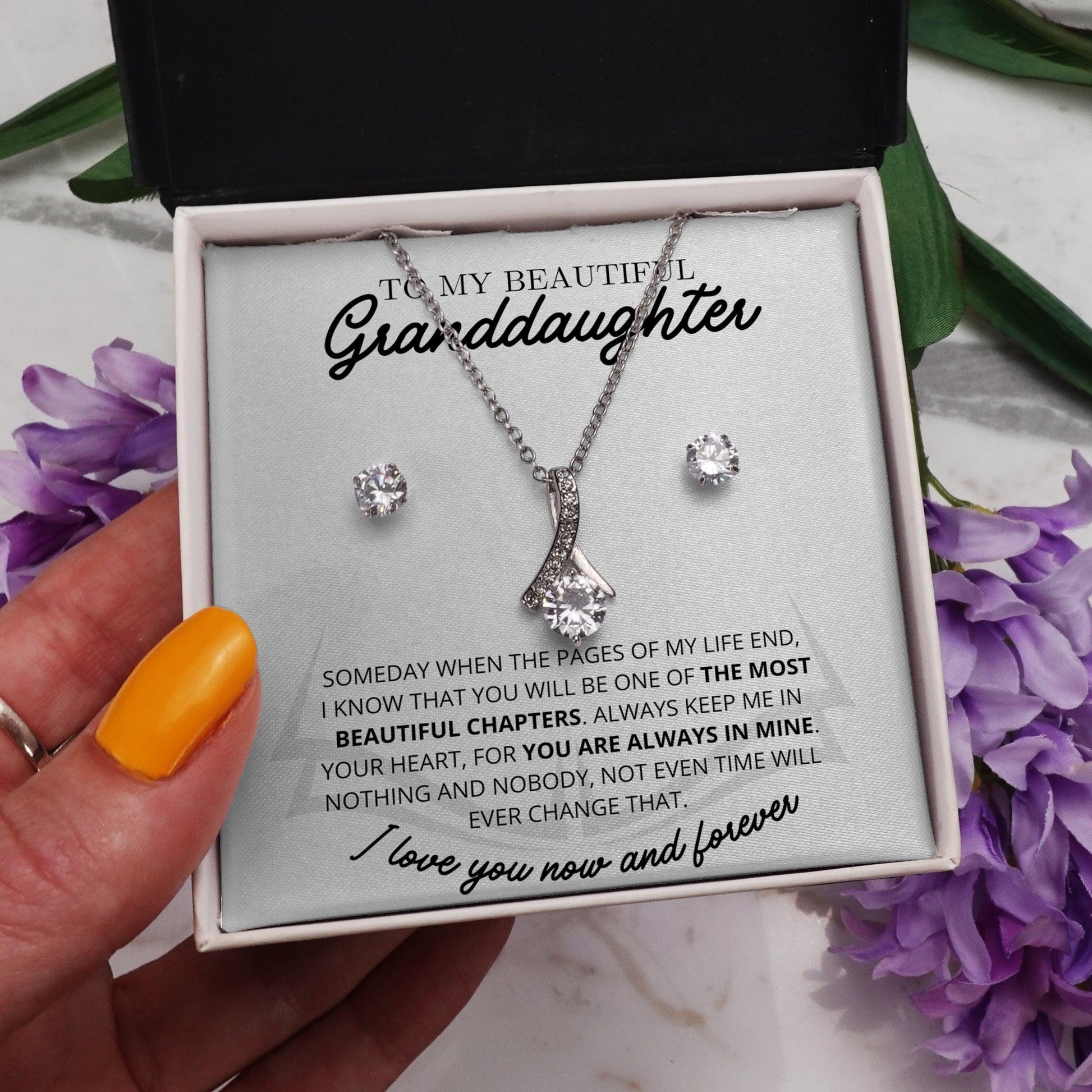 Jewelry gifts Granddaughter - Beautiful Chapters - Alluring Gift Set - Belesmé - Memorable Jewelry Gifts 