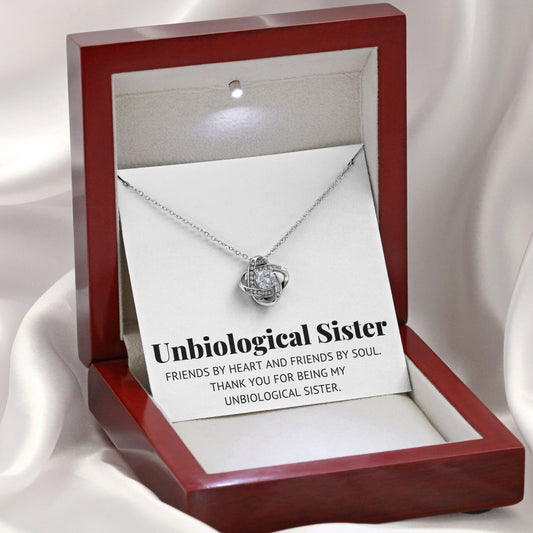 Jewelry gifts Unbiological Sister - Biggest Support - Necklace - Belesmé - Memorable Jewelry Gifts