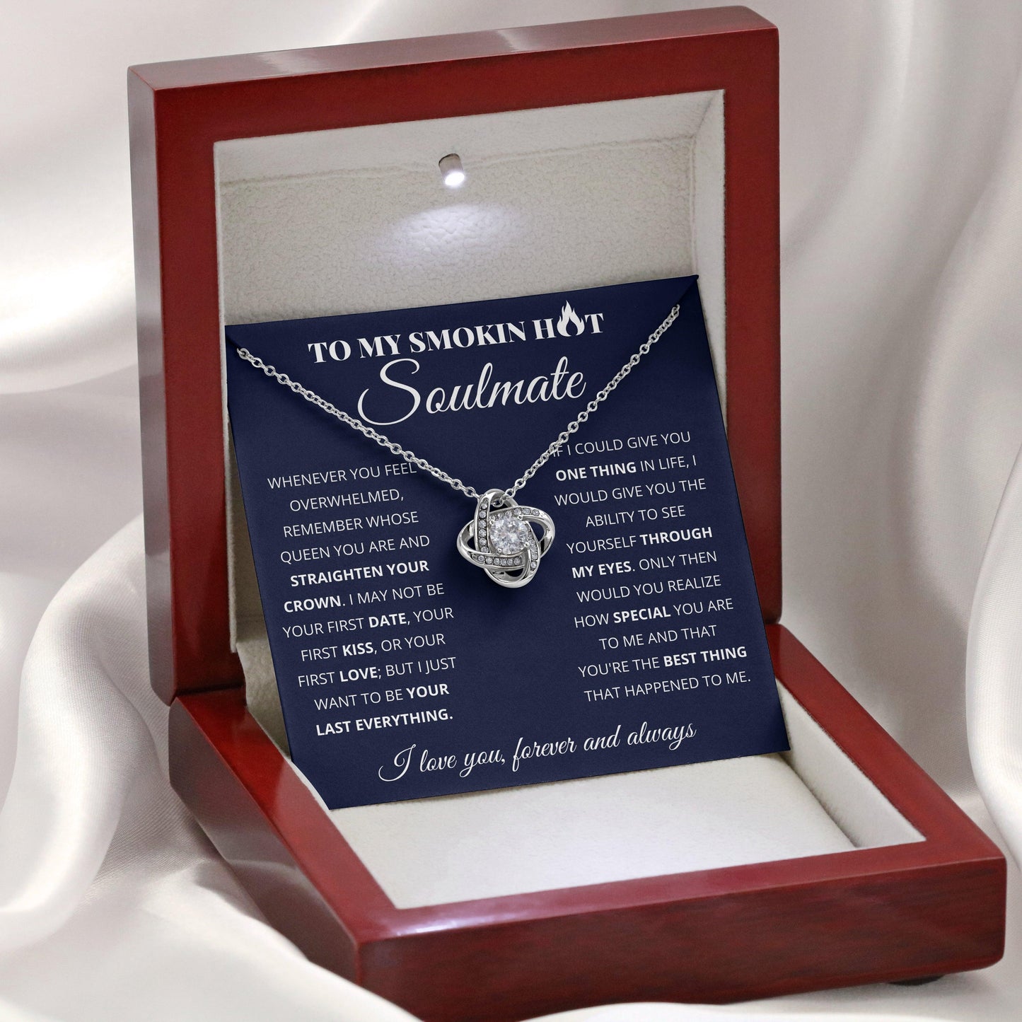 Jewelry gifts Soulmate - Deep Blue - Necklace - Belesmé - Memorable Jewelry Gifts