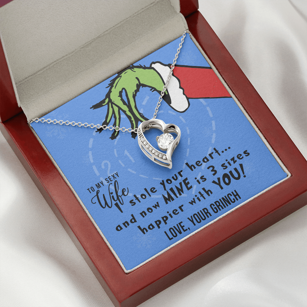 Jewelry gifts To My Sexy Wife, I Stole Your Heart, Heart Pendant Necklace - Belesmé - Memorable Jewelry Gifts 
