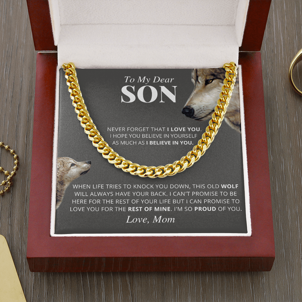 Son - Safe & Strong - Cuban Link Chain