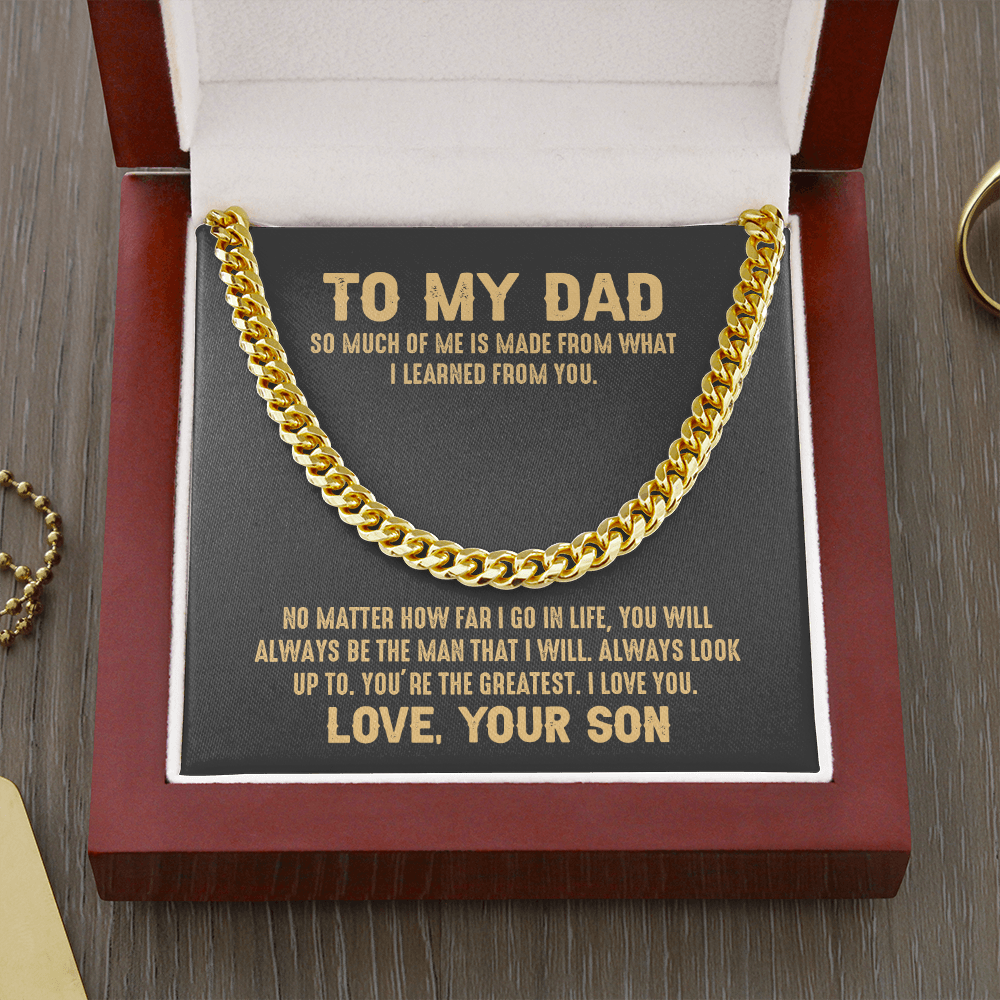 Dad - Always Matter - Cuban Link Chain