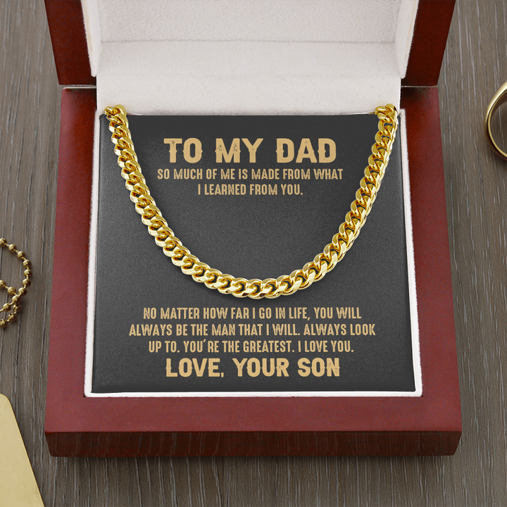 Dad - Always Matter - Cuban Link Chain