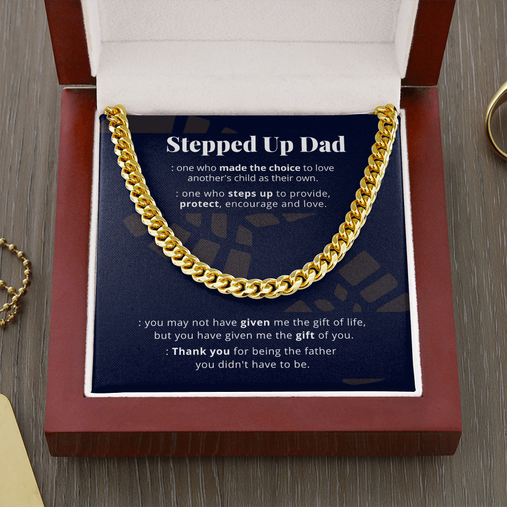 Dad - Stepped Up Dad - Cuban Link Chain