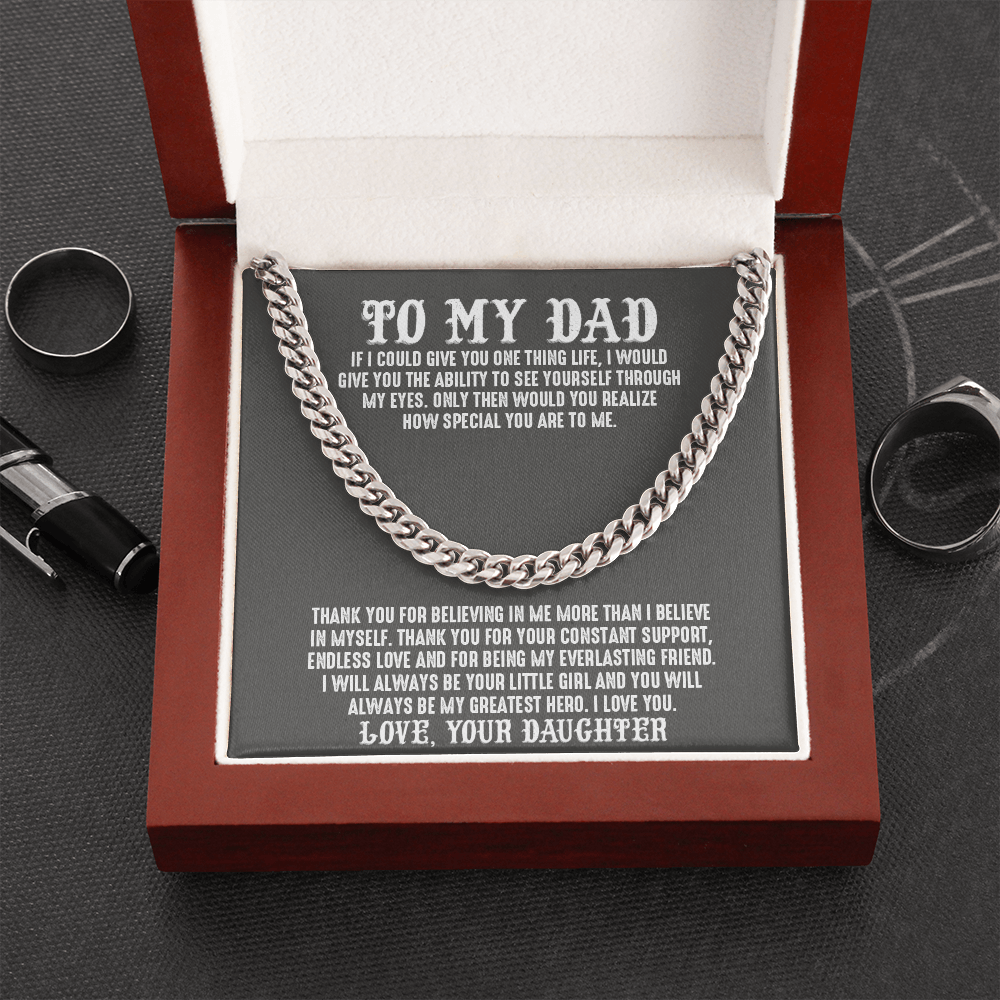 Dad - Always Strong - Cuban Link Chain