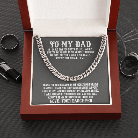 Dad - Always Strong - Cuban Link Chain