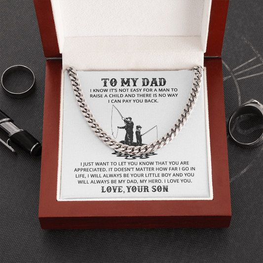 Dad - Learn from You - Cuban Link Chain