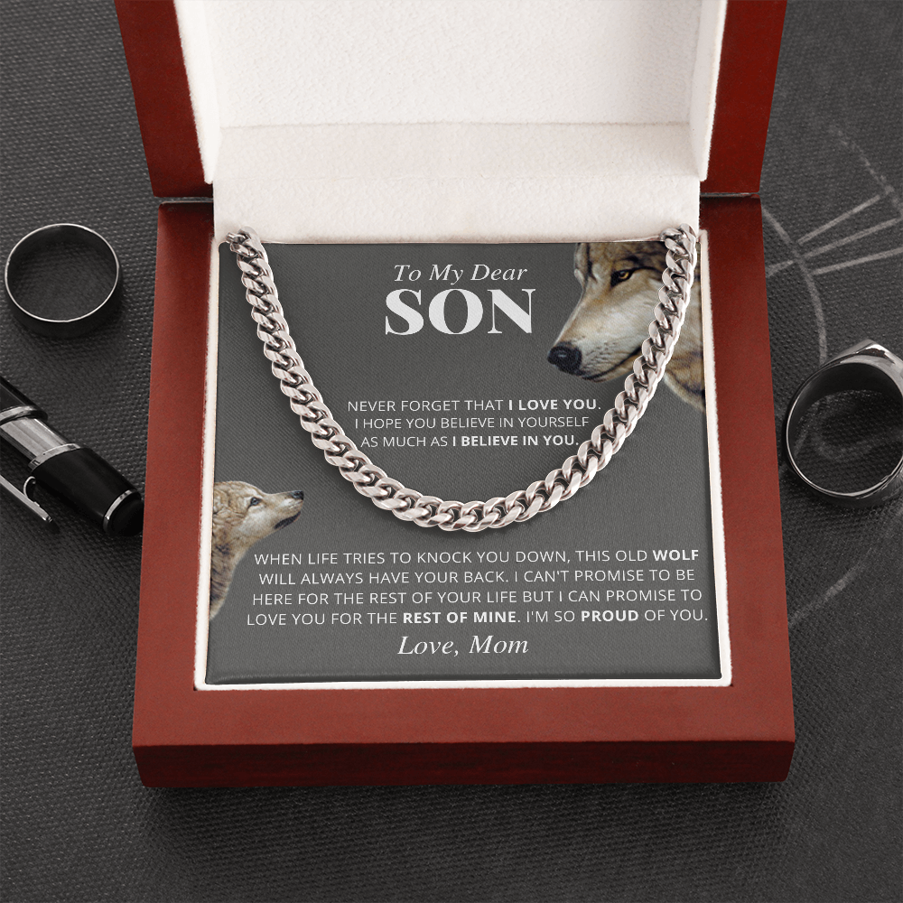 Son - Safe & Strong - Cuban Link Chain