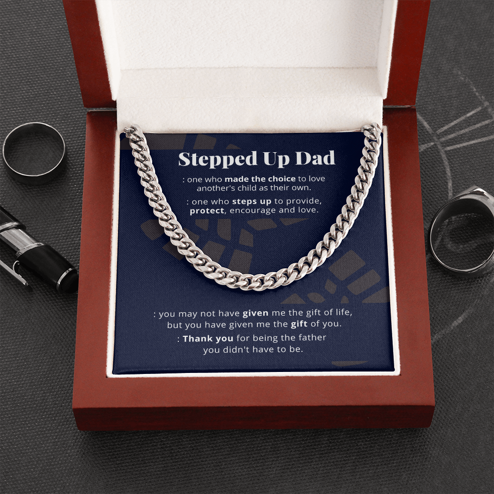 Dad - Stepped Up Dad - Cuban Link Chain