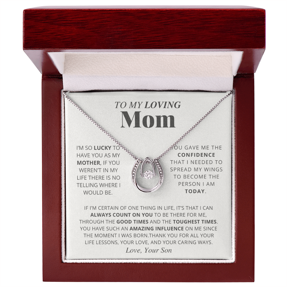 Mom - Count On You - Love Necklace