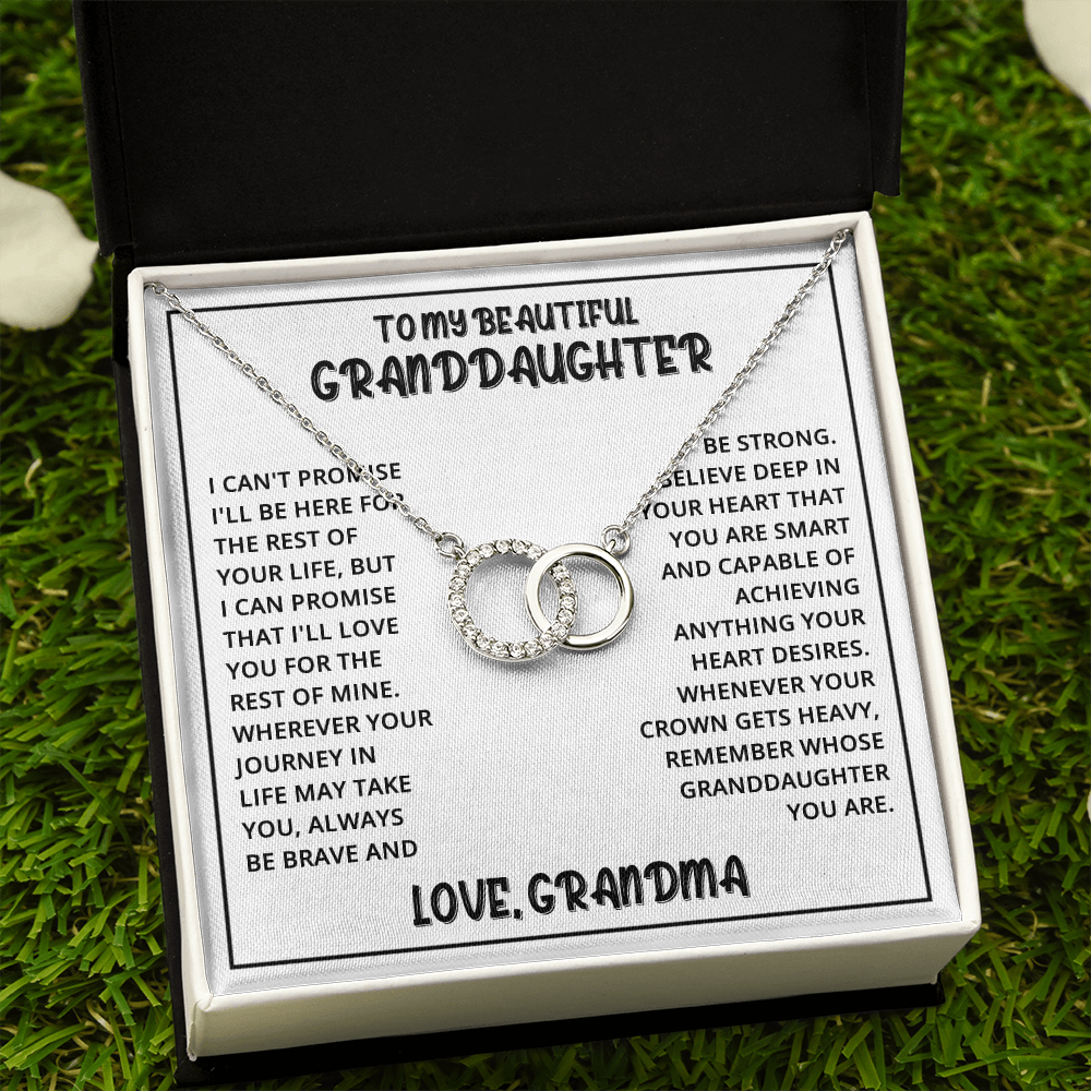Granddaughter - Pure Love - Perfect Pair Necklace