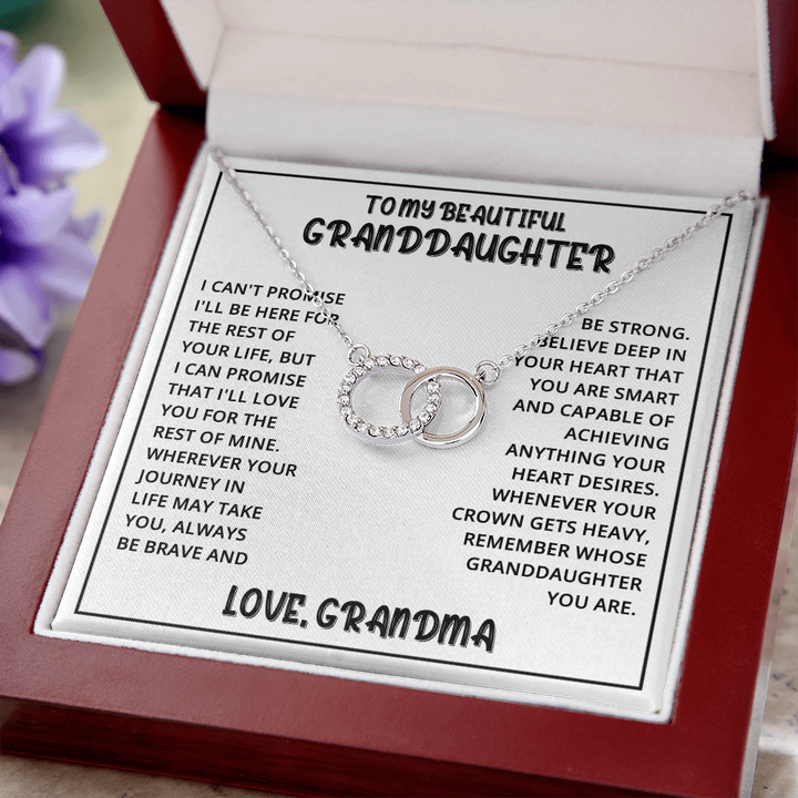 Granddaughter - Pure Love - Perfect Pair Necklace