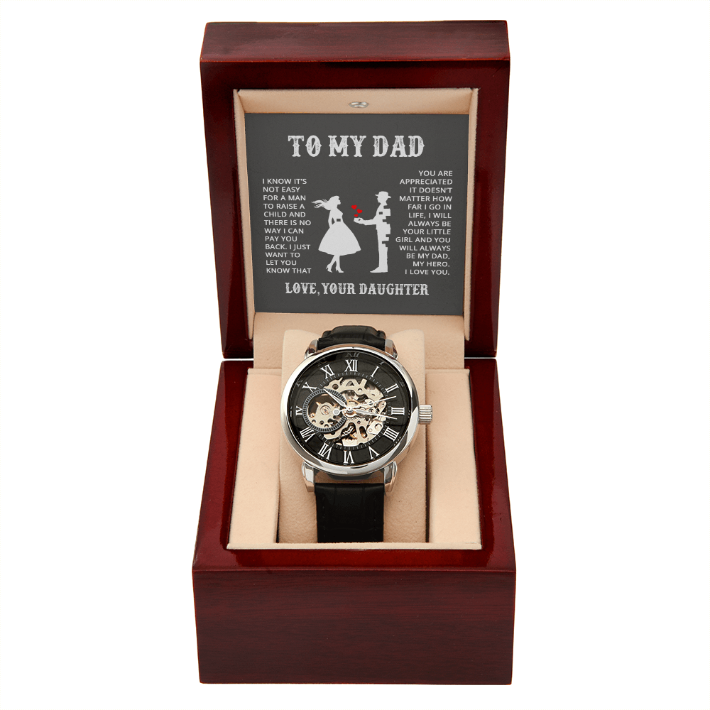 Dad -  My Hero - Open Watch