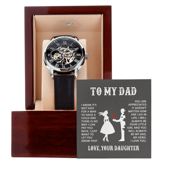 Dad -  My Hero - Open Watch