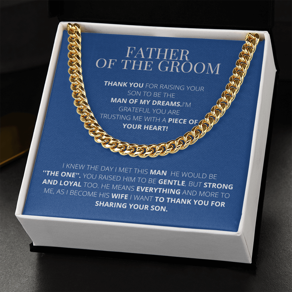 Father of The Groom - Marriage - Cuban Link Chain