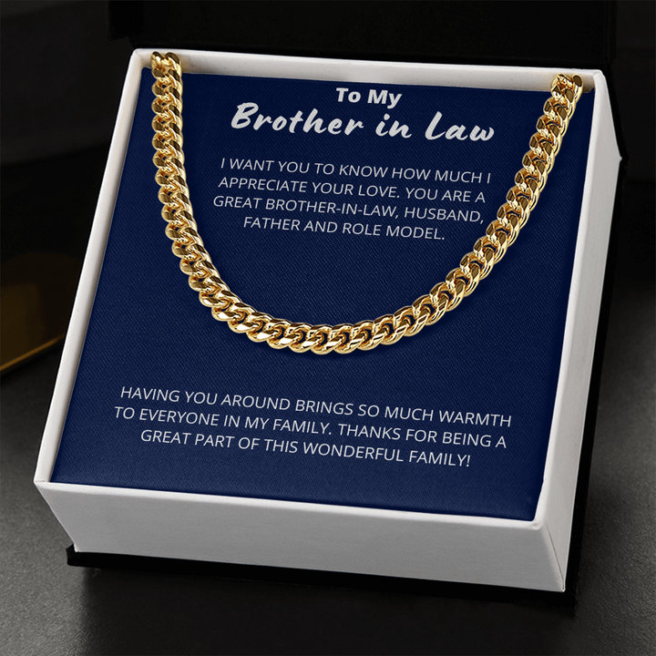 Brother in Law - Great Brother in Law   - Cuban Link Chain