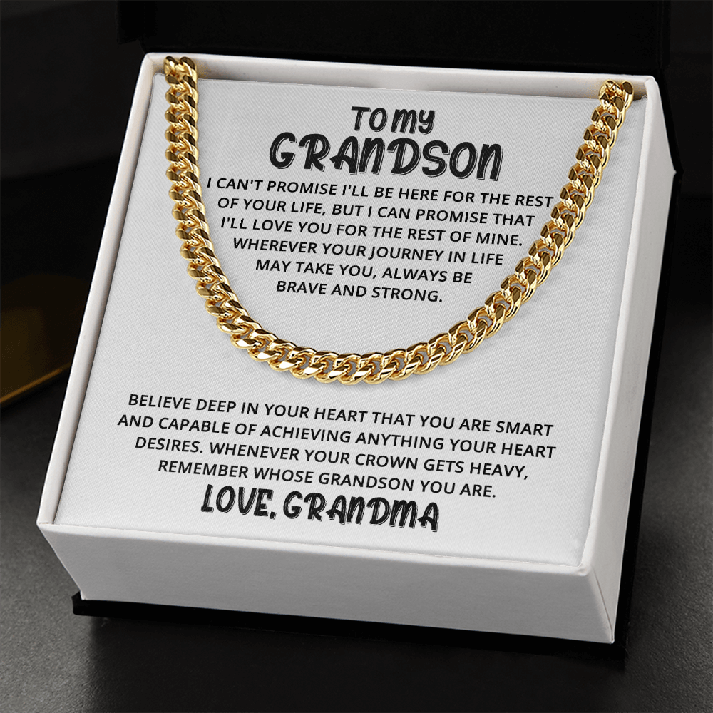 Grandson - Always Be Strong - Cuban Link Chain