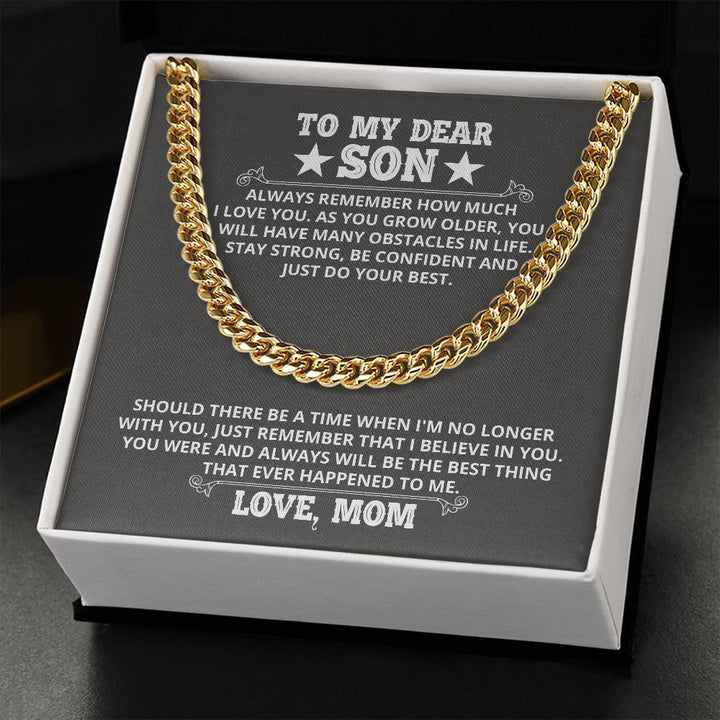 [Almost Sold Out] - Son - Just Remember - Cuban Link Chain