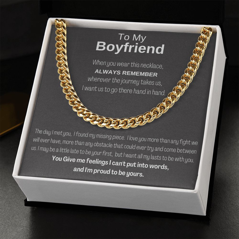 Boyfriend - Hand in Hand - Cuban Link Chain