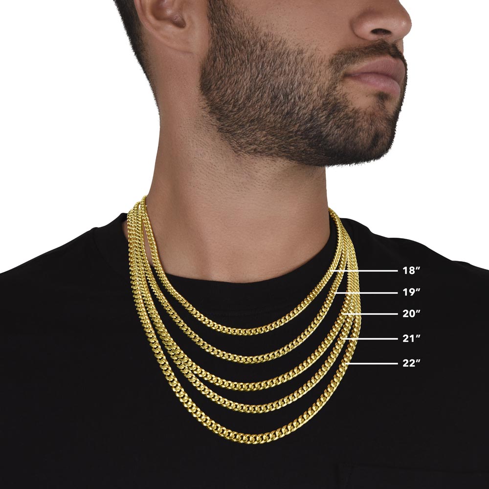 [Almost Sold Out] Dad - Jedi Teacher - Cuban Link Chain