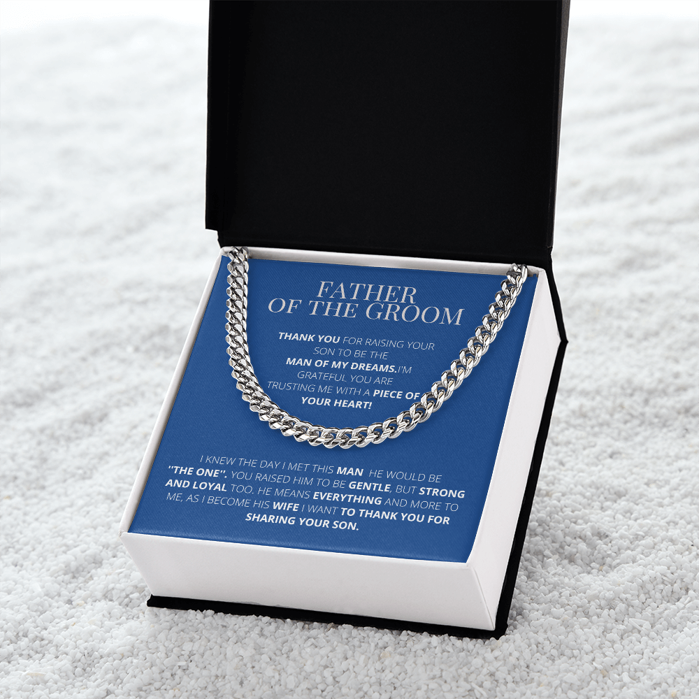 Father of The Groom - Marriage - Cuban Link Chain