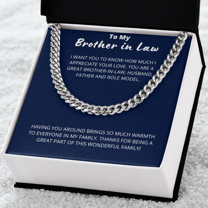 Brother in Law - Great Brother in Law   - Cuban Link Chain