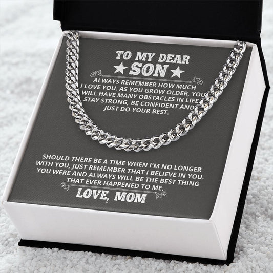 [Almost Sold Out] - Son - Just Remember - Cuban Link Chain