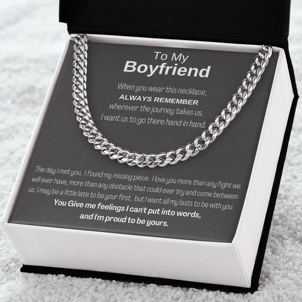 Boyfriend - Hand in Hand - Cuban Link Chain