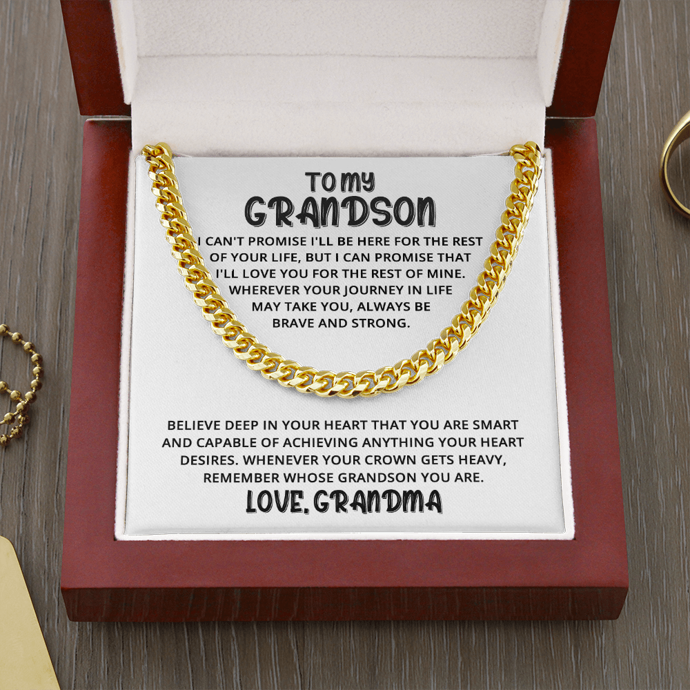 Grandson - Always Be Strong - Cuban Link Chain