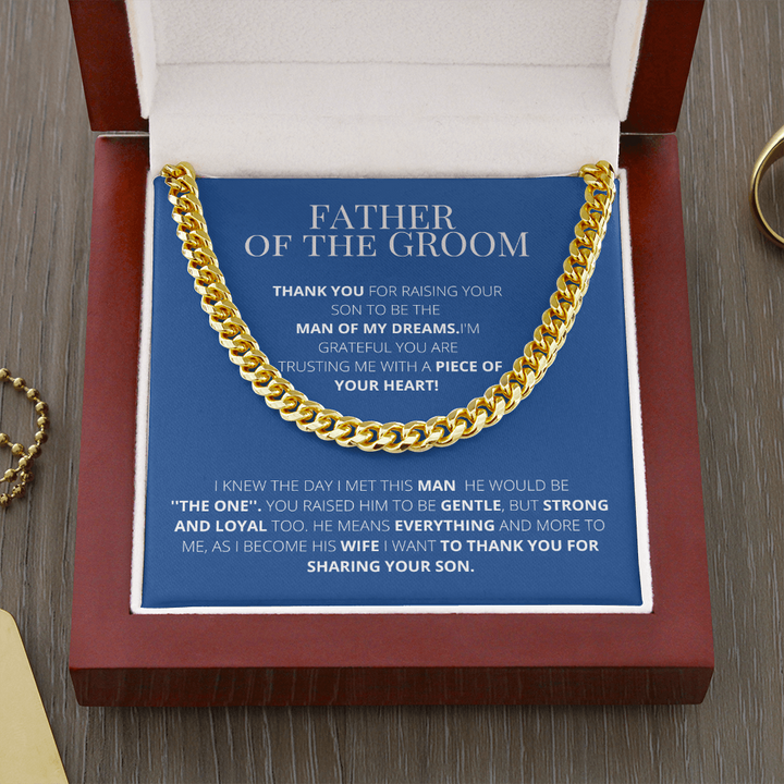 Father of The Groom - Marriage - Cuban Link Chain