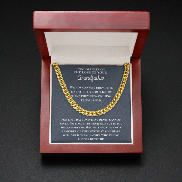 Grandfather - Love Is A Bond - Cuban Link Chain