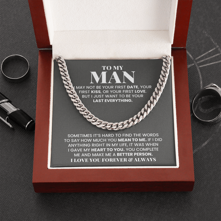 My Man - You Make Me Better Person - Cuban Link Chain