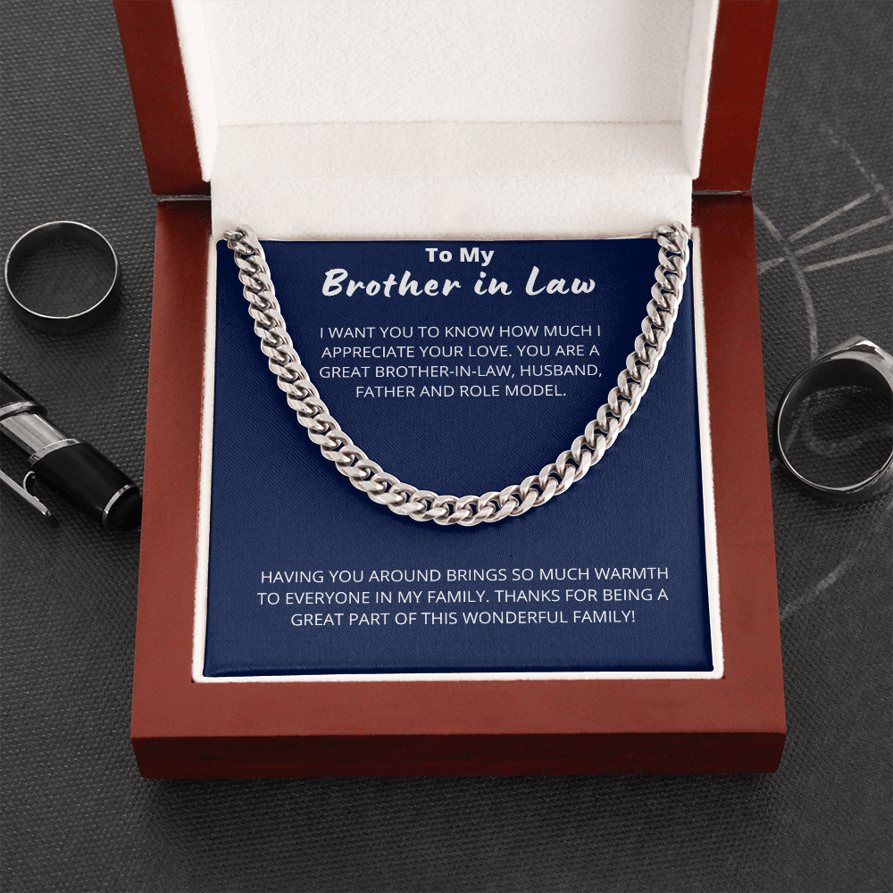 Brother in Law - Great Brother in Law   - Cuban Link Chain