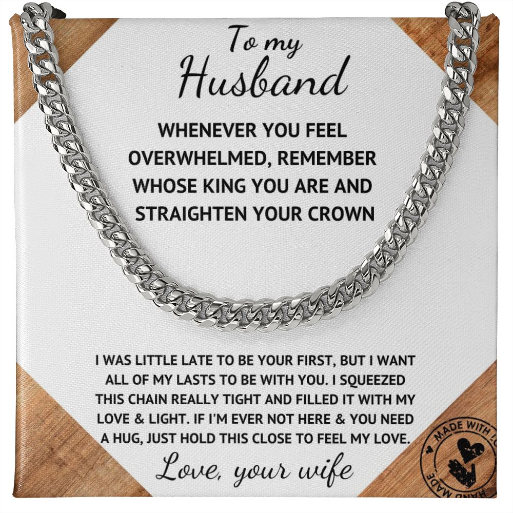 [Almost Sold Out] Husband - Your Last - Cuban Link Chain