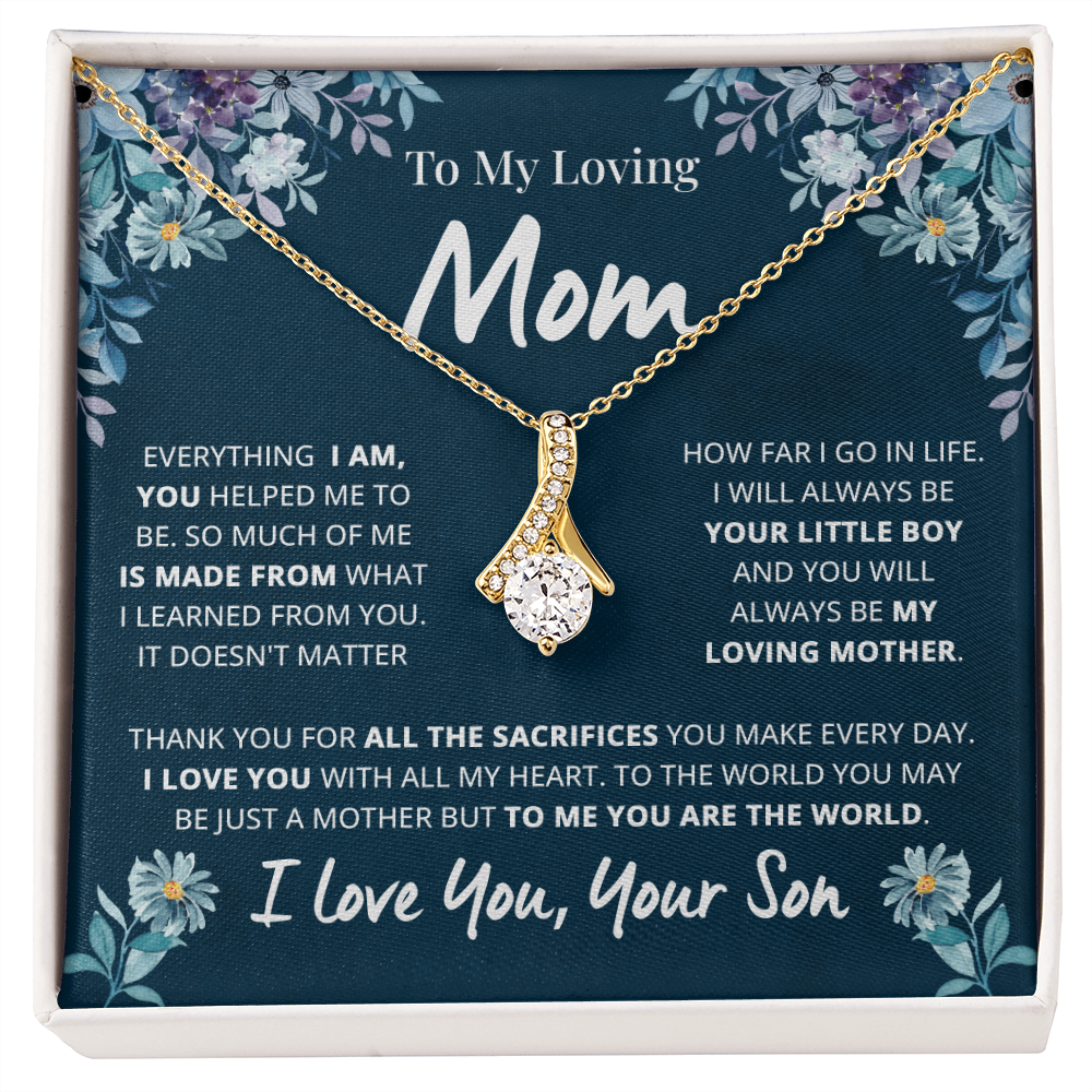 Mom - World To Me - Alluring Necklace