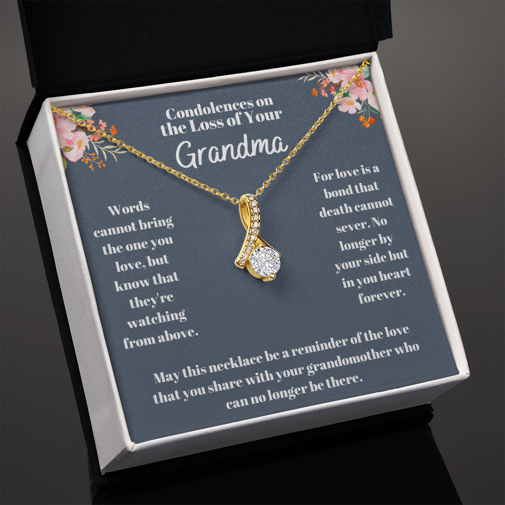 Grandma - No Longer By Your Side - Alluring Necklace