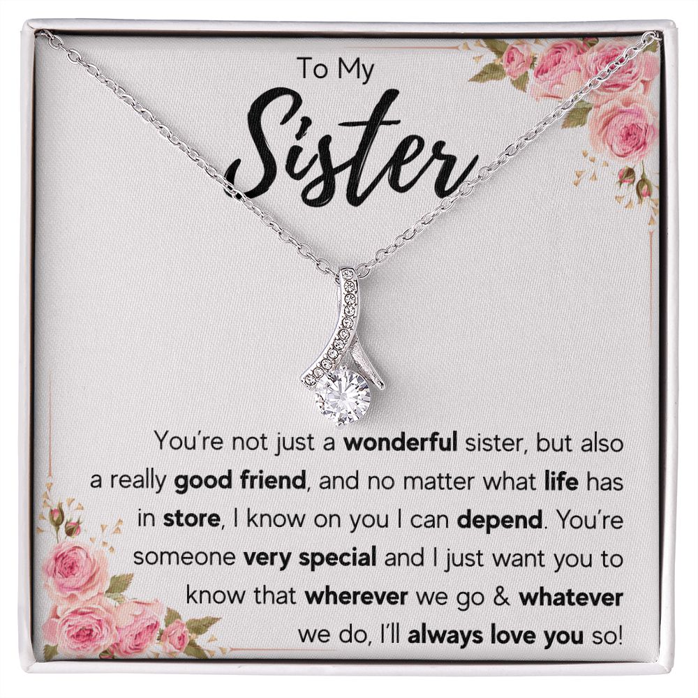 gifts for sister from brother sister birthday little sister jewerly gifts for sister necklace gift set sisters pendant necklace