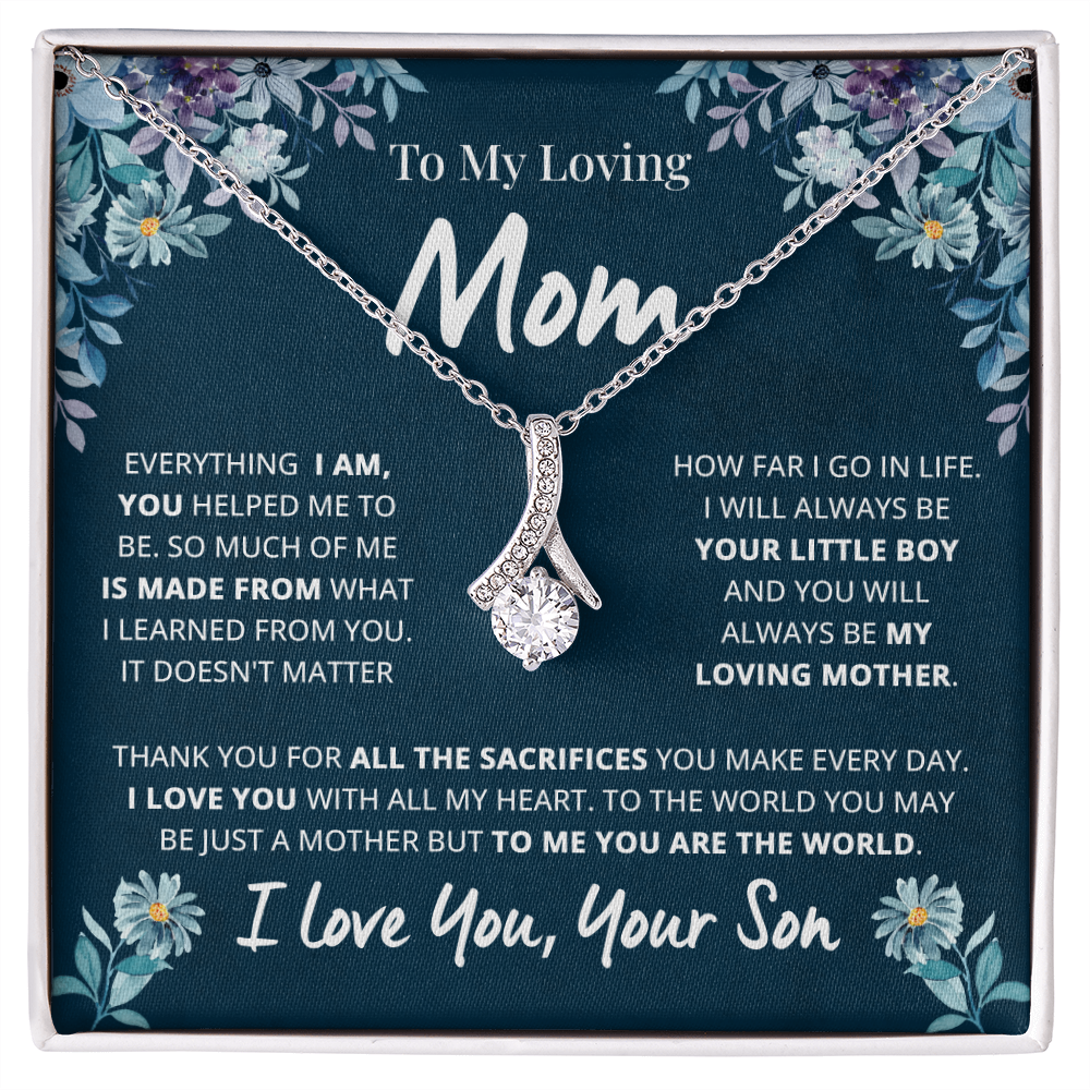 Mom - World To Me - Alluring Necklace