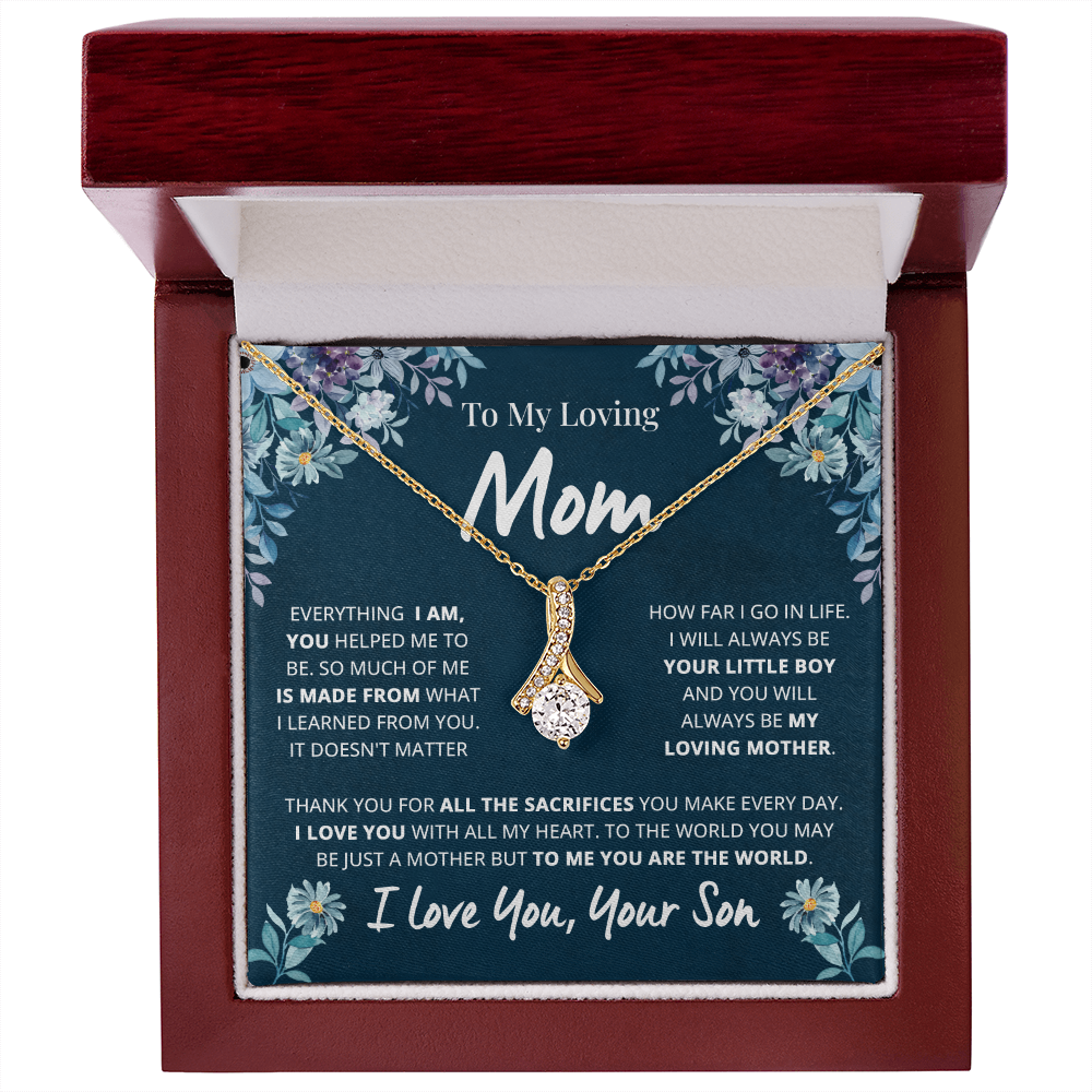 Mom - World To Me - Alluring Necklace