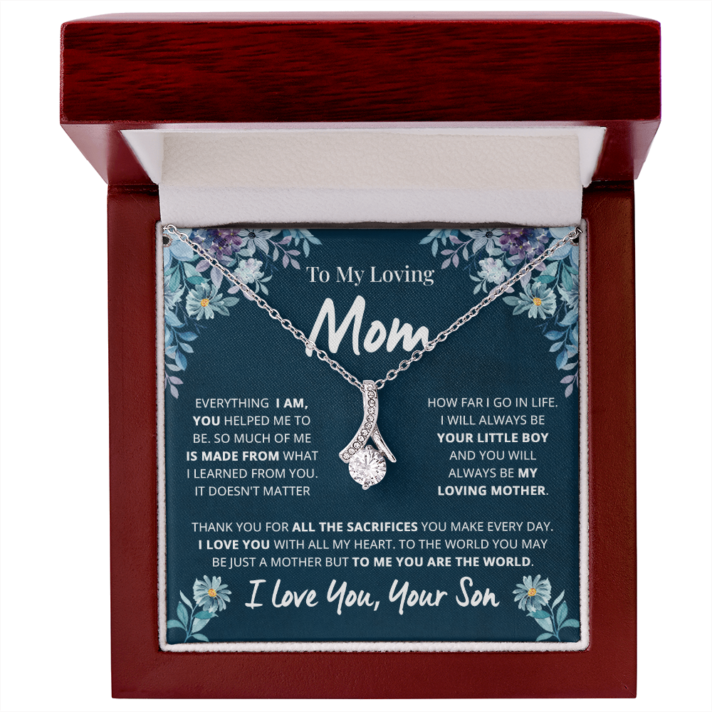 Mom - World To Me - Alluring Necklace