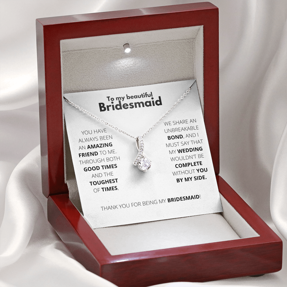 Bridesmaid - Always Here - Alluring Necklace